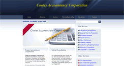 Desktop Screenshot of coatesaccountancy.com